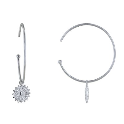 Anello argento 925 traforato zircone rosso Amen | vendita online su HOLYART