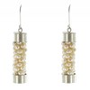 Boucles d'Oreilles Argent Torsade de Perles de Culture - Classics - vue V2