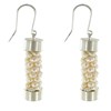 Boucles d'Oreilles Argent Torsade de Perles de Culture - Classics - vue V3