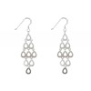 Boucles d'Oreilles Argent Cascade Aquatique - vue V2