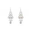 Boucles d'Oreilles Argent Cascade Aquatique - vue V3