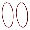 Boucles d'Oreilles Argent 925 Très Grandes Créoles Paillettes - Classics - vue V2