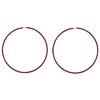 Boucles d'Oreilles Argent 925 Très Grandes Créoles Paillettes - Classics - vue V3