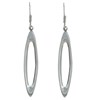 Boucles d'Oreilles Argent 925 Ovales Ajourés - vue V2