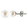 Boucles d'Oreilles Clou Argent et Perles de Culture 6.5-7 mm - Classics - vue V1