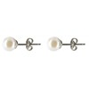 Boucles d'Oreilles Clou Argent et Perles de Culture 6.5-7 mm - Classics - vue V3