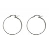 Boucles d'Oreilles Argent 925 Créoles Paillettes - Classics - vue V3