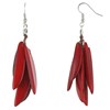 Boucles d'Oreilles Flamme en Tagua - Classics - vue V1