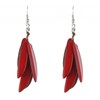 Boucles d'Oreilles Flamme en Tagua - Classics - vue V2