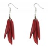 Boucles d'Oreilles Flamme en Tagua - Classics - vue V3