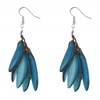 Boucles d'Oreilles Flamme en Tagua - Classics - vue V3