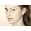 Boucles d'Oreilles Flamme en Tagua - Classics - vue V4