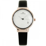 Montre Femme GIORGIO bracelet Cuir Noir