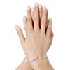 Bracelet Argent 925 Mailles Serpent Plates - vue V2