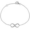 Bracelet Argent 925 Infini et Strass - vue V1