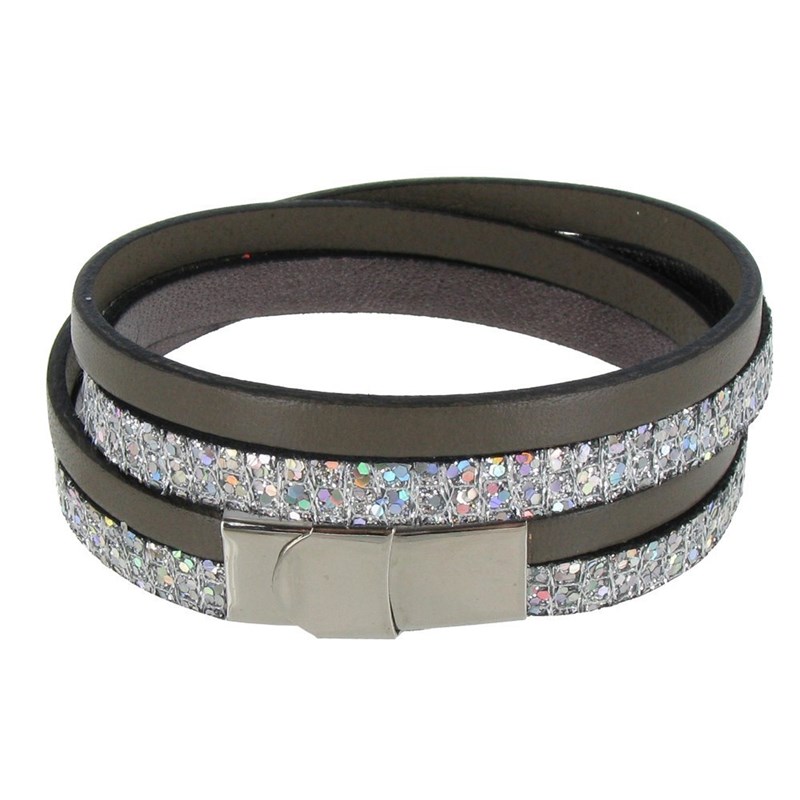 BRACELET JONC Message ID Cadeau Noël ACIER INOXYDABLE