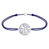 Bracelet Lien Arbre de Vie Argent 925 - Bleu - vue V1