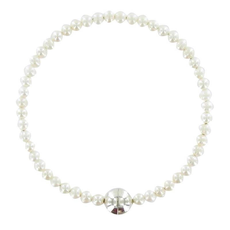Bracelet Anneau de Perles de Culture - Classics - Blanc