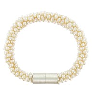 Bracelet Torsade de Perles de Culture - Classics - Blanc