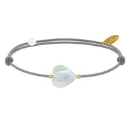 Bracelet Petit Coeur de Nacre - Classics - Gris clair