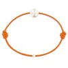 Bracelet La Perle de Culture Blanche des Poulettes - Colors - Orange - vue V1