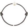 Bracelet La Perle de Culture Blanche des Poulettes - Classics - Marron foncé - vue V1