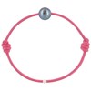 Bracelet La Perle de Culture Noire des Poulettes - Classics - Fuchsia - vue V1