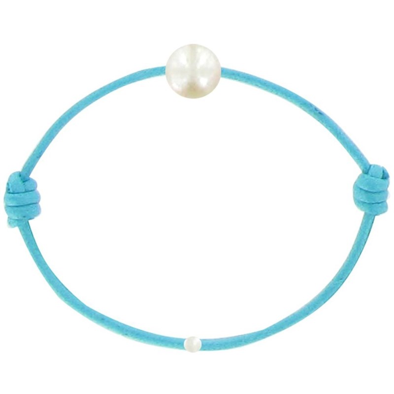 Bracelet Enfant La Perle Blanche des Petites Poulettes - Classics - Turquoise