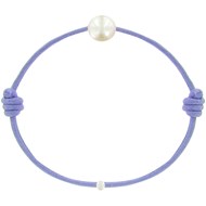 Bracelet Enfant La Perle Blanche des Petites Poulettes - Colors - Violet