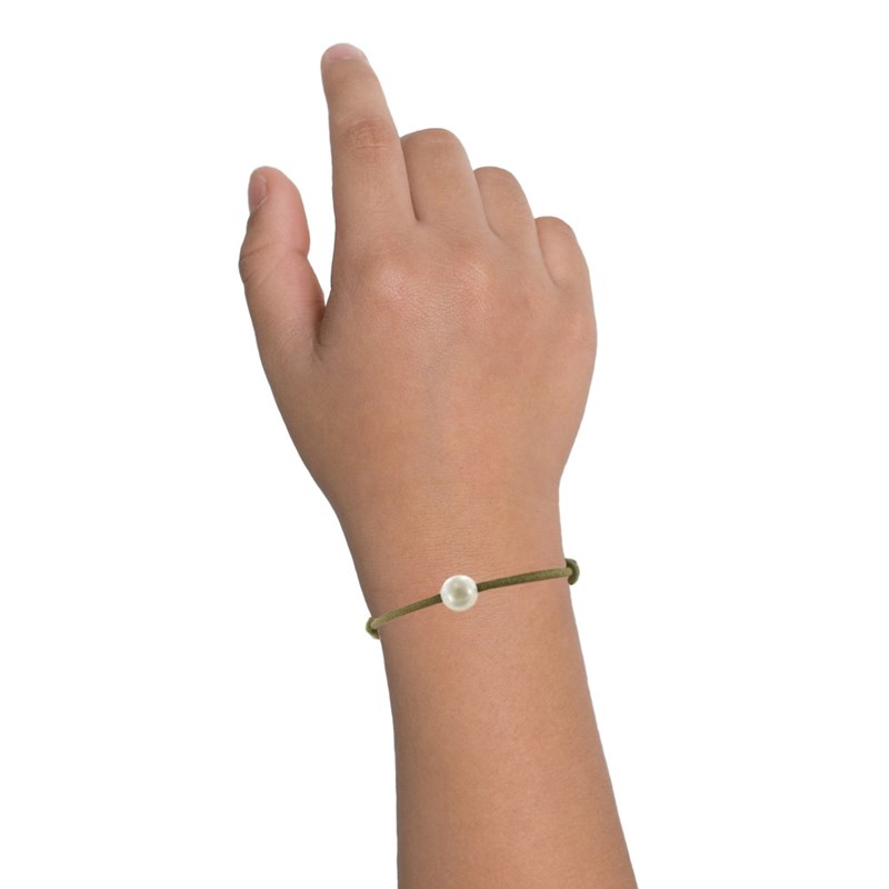 Bracelet Enfant La Perle Blanche des Petites Poulettes - Classics - Violet - vue 2