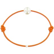 Bracelet Enfant La Perle Blanche des Petites Poulettes - Classics - Orange