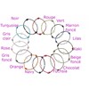 Bracelet Enfant La Perle Blanche des Petites Poulettes - Classics - Fuchsia - vue V3