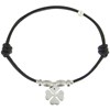 Bracelet Lien Trèfle Argent 925 - Classics - Noir - vue V1