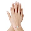 Bracelet Lien Petit Coeur de Nacre - Colors - Fuchsia - vue V2