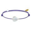 Bracelet Petit Coeur de Nacre - Classics - Violet - vue V1