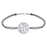 Bracelet Lien Arbre de Vie Argent 925 - Gris