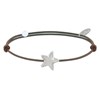 Bracelet Lien Etoile d'Argent 925 - Classics - Marron clair - vue V1