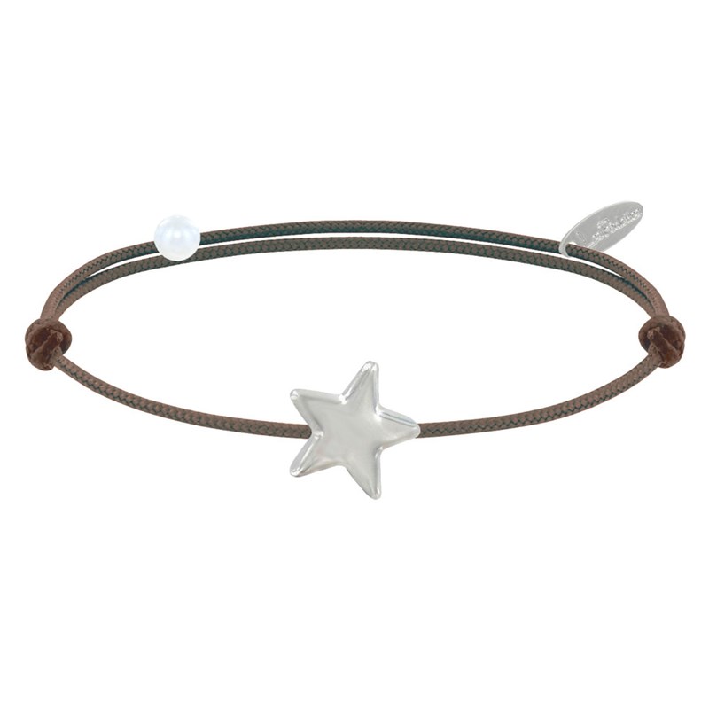 Bracelet Lien Etoile d'Argent 925 - Classics - Marron clair