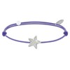 Bracelet Lien Etoile d'Argent - Colors - Violet - vue V1