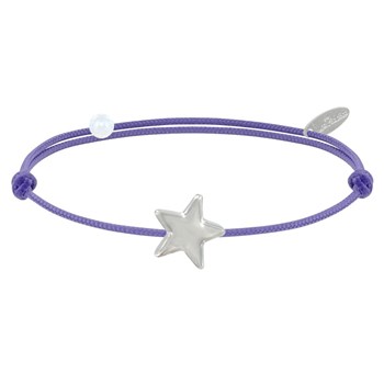925 Silver Star Link Bracelet - Classics - Purple