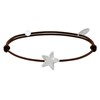 Bracelet Lien Etoile d'Argent 925 - Classics - Marron foncé - vue V1