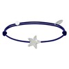 Bracelet Lien Etoile d'Argent - Classics - Bleu Navy - vue V1