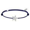 Bracelet Lien Etoile d'Argent 925 - Classics - Bleu Navy - vue V1