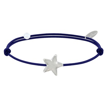 Bracelet Lien Etoile d'Argent 925 - Classics - Bleu Navy