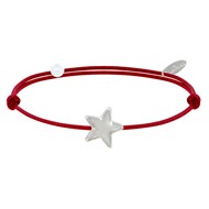 Bracelet Lien Etoile d'Argent 925 - Classics - Rouge