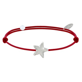 Bracelet Lien Etoile d'Argent 925 - Classics - Rouge