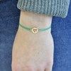 Bracelet Lien Mon Ange Plaqué Or - Gris - vue V3
