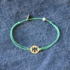 Bracelet Lien Mon Ange Plaqué Or - Gris - vue V4