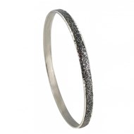 Bracelet Argent 925 Paillettes - Classics - Noir
