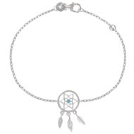 Bracelet Argent 925 Rhodié Attrape Rêve